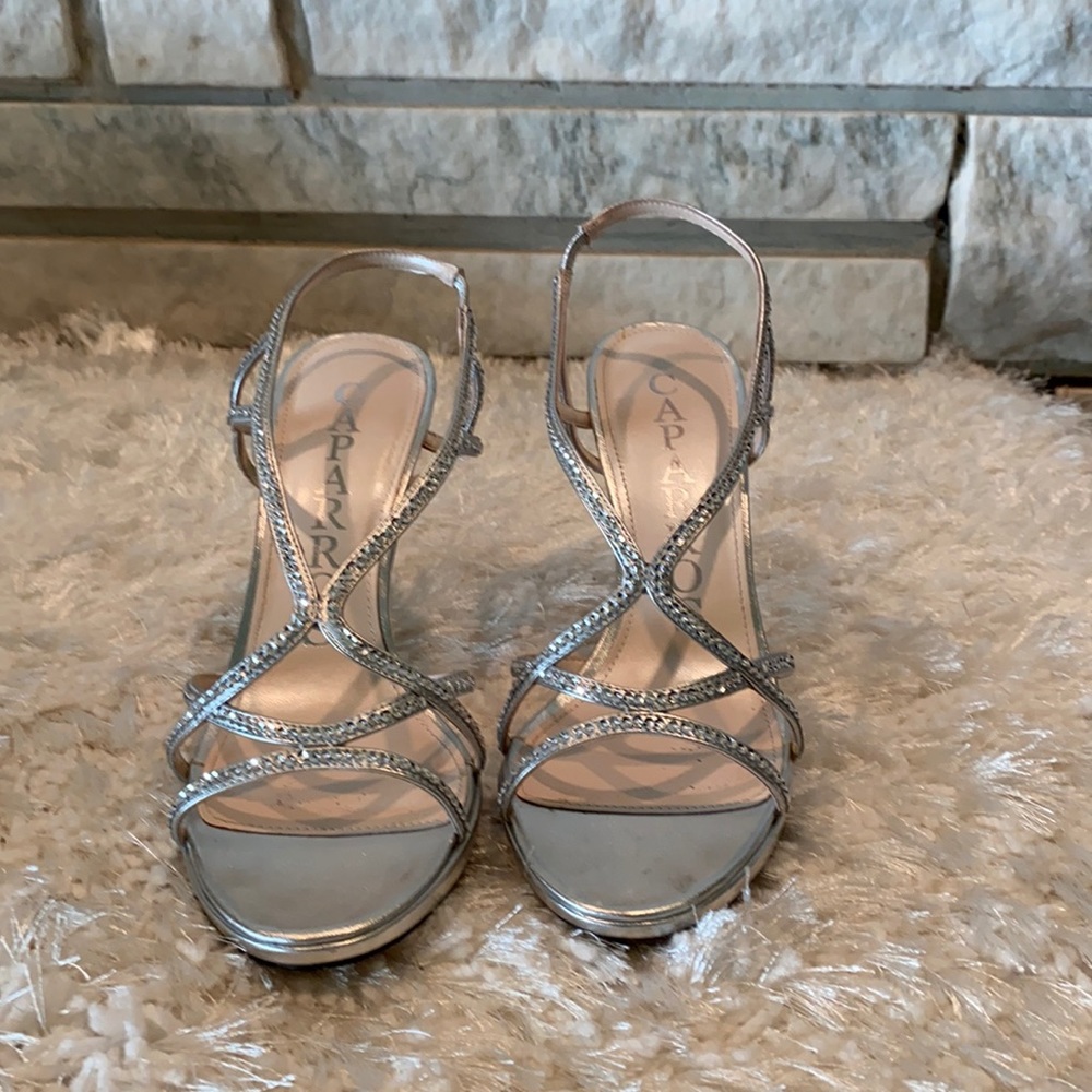 Caparros Silver Sandals